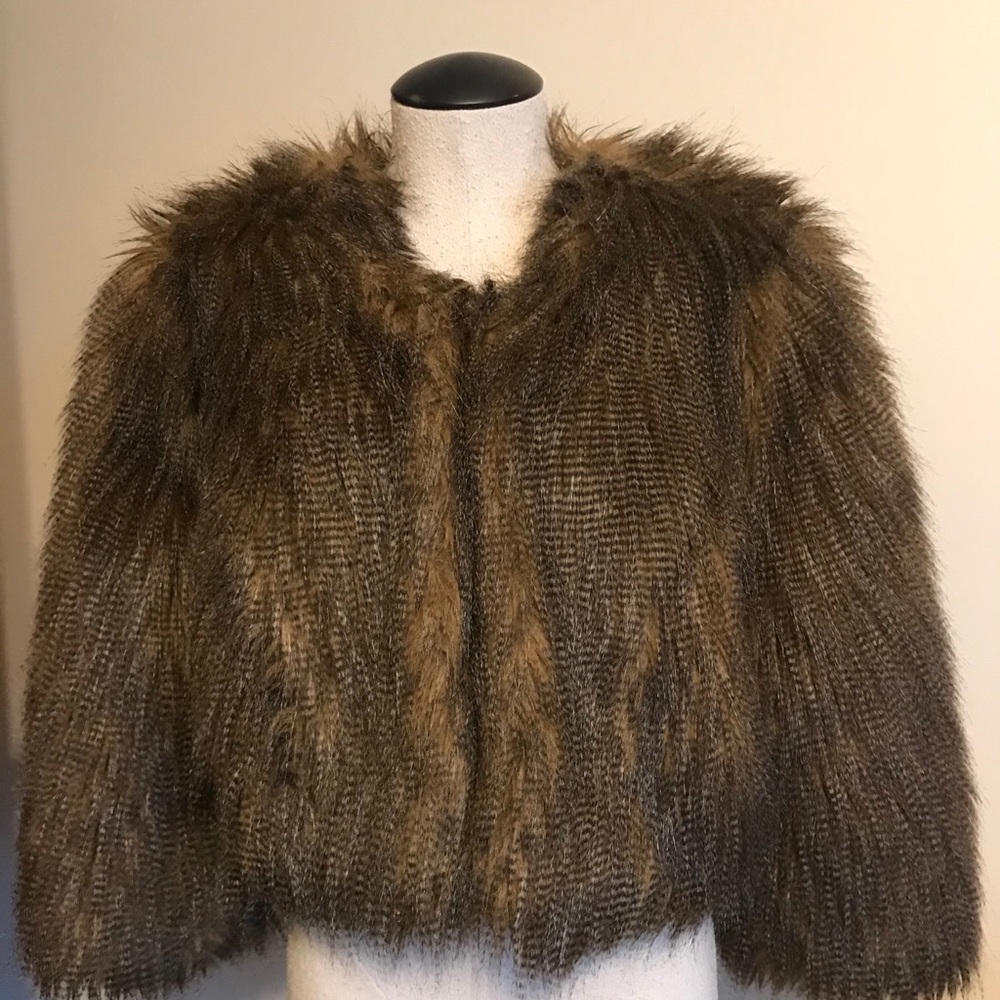 Faux fur coat